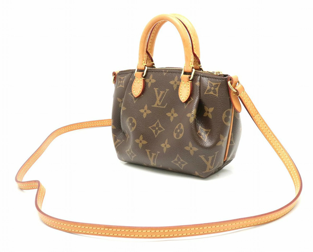 Louis Vuitton Monogram Shoulder 2way Crossbody Turenne Bag Brown
